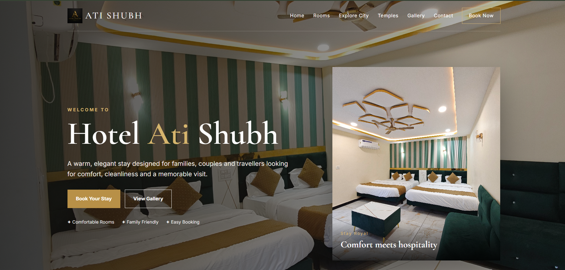 Hotel Ati Shubh Room